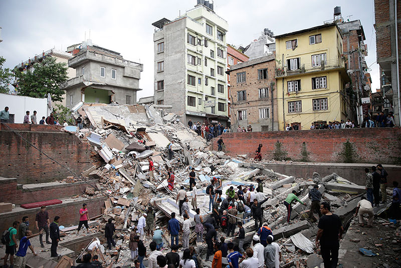Earthquake Measuring 79 Magnitude Strikes Nepal Thousands Dead