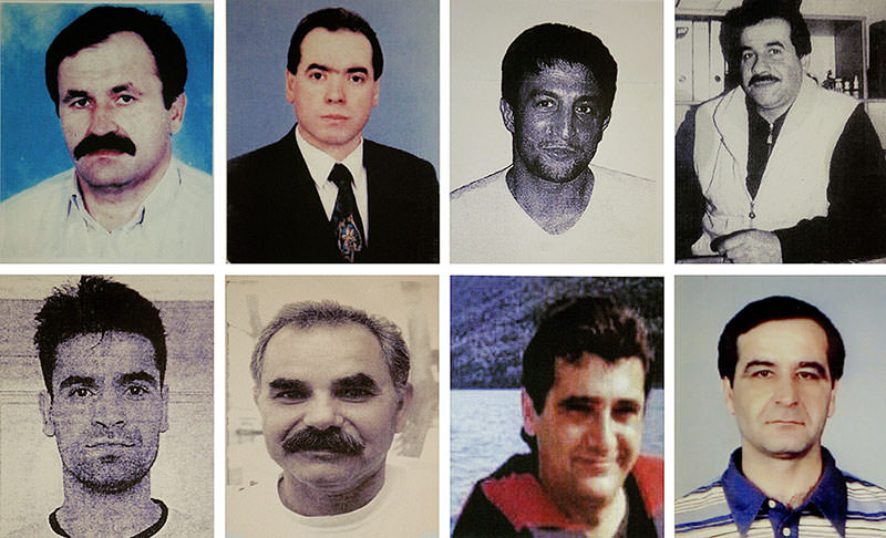 Portraits of eight murder victims (DPA Photo)