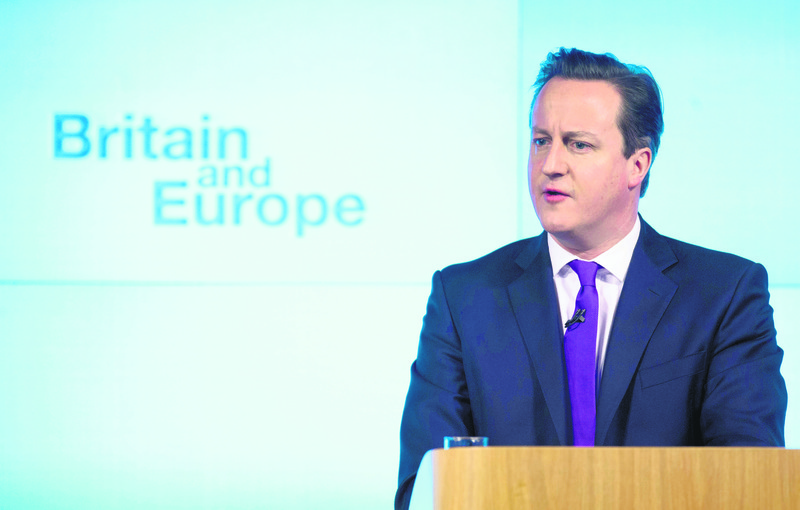 David Cameron, who is known for his skeptical stance toward the EU is eagerly supporting the referendum.