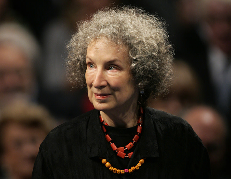  In this Oct. 24, 2008 file photo, Canadian writer Margaret Atwood arrives for the 2008 Prince of Asturias award ceremony in Oviedo, northern Spain (AP Photo)