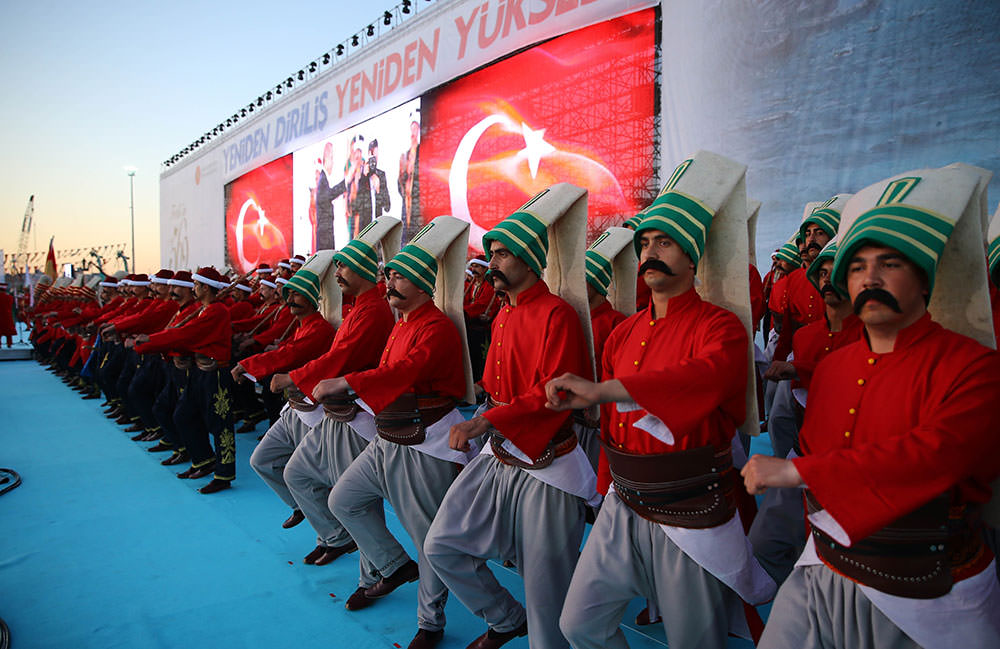 The Janissaries (Yeniçeri, meaning 'new soldier') were elite infantry units that formed the Ottoman Sultan's household troops and bodyguards. (AA Photo)