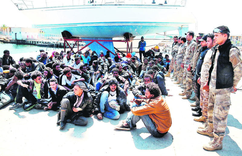 Dozens of migrants who were seeking to reach European coasts were rescued by Libyan coastal guards.