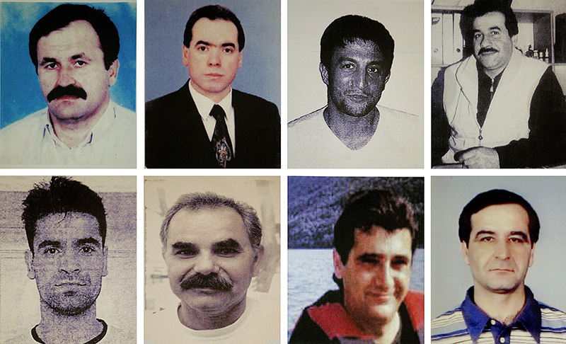 Portraits of eight murder victims (DPA Photo)