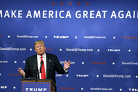 Republican presidential candidate Donald Trump speaks to supporters during a rally, Tuesday, June 16, 2015, in Des Moines, Iowa. (AP Photo)