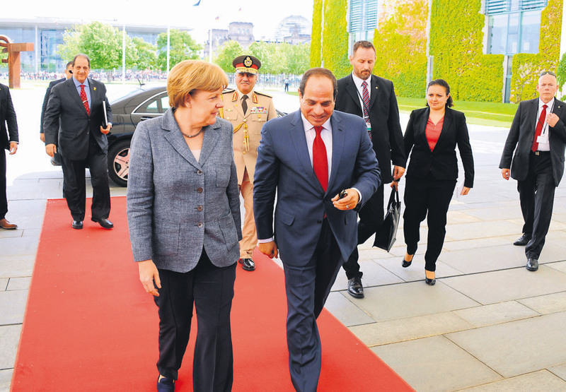 Egyptian President Abel Fattah el-Sissi was warmly welcomed by German Chancellor Merkel two weeks ago in Berlin.