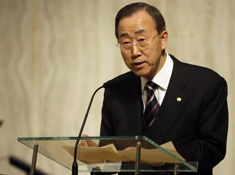 UN Secretary-General Ban Ki-moon speaks during a prayer service for earthquake victims in Haiti, on Wednesday, Jan. 20, 2010 in New York (AP)