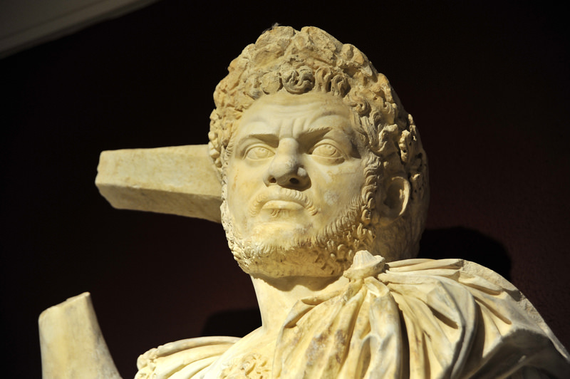 Sculpture of Roman Emperor Caracalla