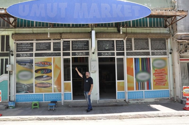 This shop in Adu0131yaman was once a tea house where two bombers, one of them the owner's brother, visited. Turkish media depicts the place as an ISIS recruitment center to the chagrin of its new owner.