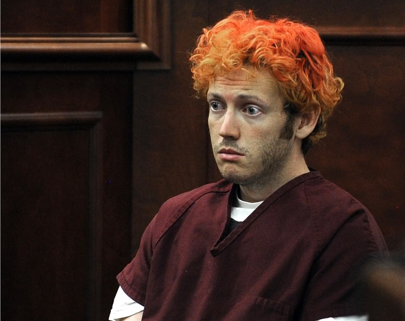 This July 23, 2012 file photo shows James Holmes appearing in court at the Arapahoe County Justice Center in Centennial, Colorado. (AFP Photo)