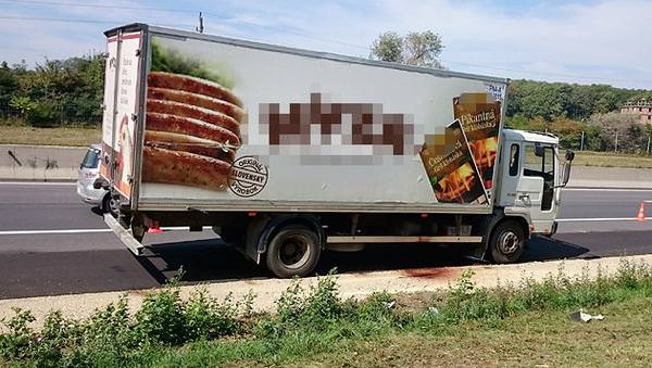 Up to 50 refugees were found dead in the pictured truck (Photo: Krone newspaper)
