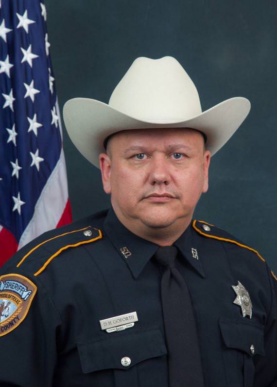 Darren Goforth, the U.S. sheriff's deputy who was shot in a Texas gas station on August 29, 2015. (AP Photo)