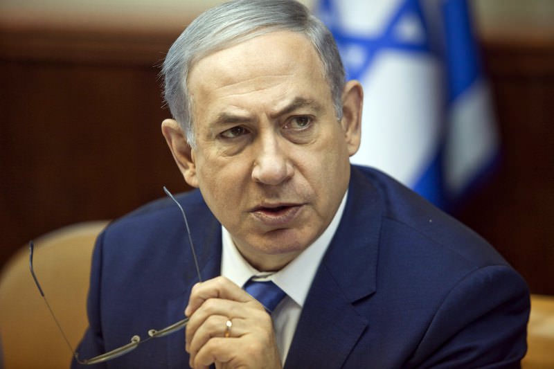 Israeli Prime Minister Benjamin Netanyahu during a cabinet meeting on August 5, 2015. (REUTERS Photo)