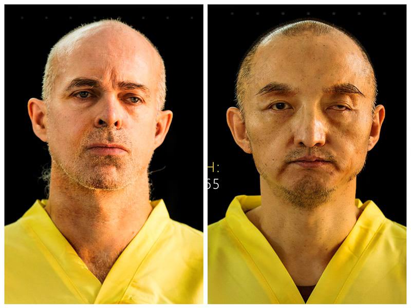 This combination of undated photos taken from the Islamic State of Iraq and al-Sham's (ISIS) online magazine Dabiq purports to show Ole Johan Grimsgaard-Ofstad, 48, from Oslo, Norway (L) and Fan Jinghui, 50, from Beijing, China.