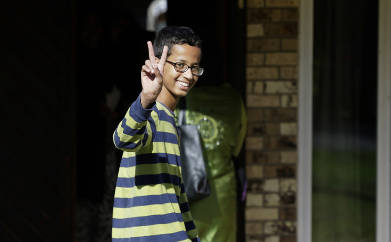 Ahmed Mohamed, who was arrested at school after his teacher thought the homemade clock he built was a bomb, is still suspended.