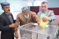 Older than Turkey's democracy at the age of 104, Mehmet Esen joined his fellow centenarians, voting with shaky hands and a firm confidence in democracy.