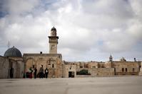 Picture shows the Al-Aqsa mosque compound in Jerusalem on October 28, 2015. (AFP Photo)