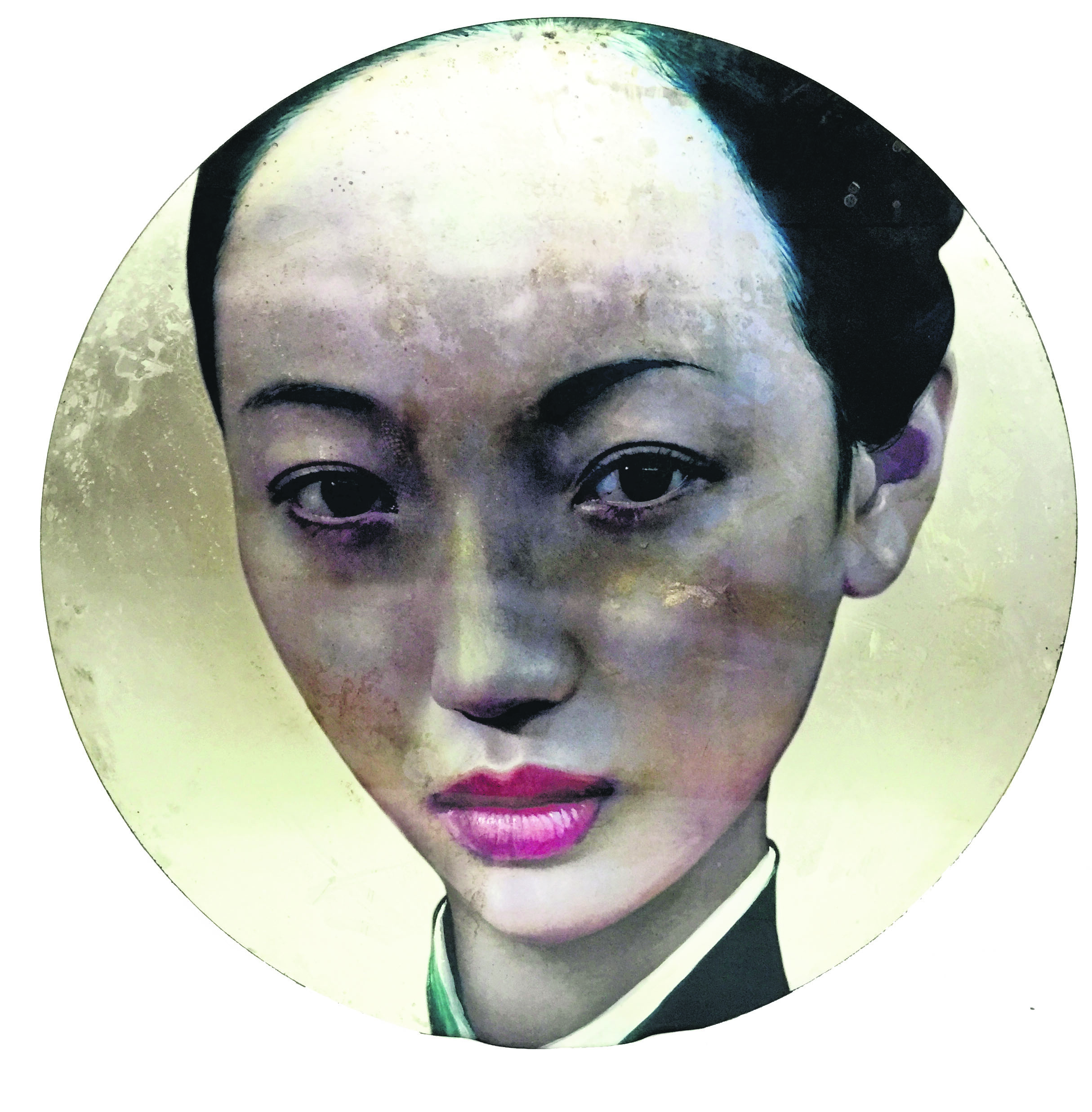 Ling Jian - Moon in Glass, 2011, 190cm diameter