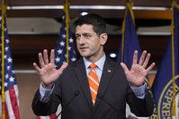 US Republican Speaker of the House Paul Ryan speaks in the US Capitol after the House passed the Highway Bill, 05 November 2015 (EPA photo)