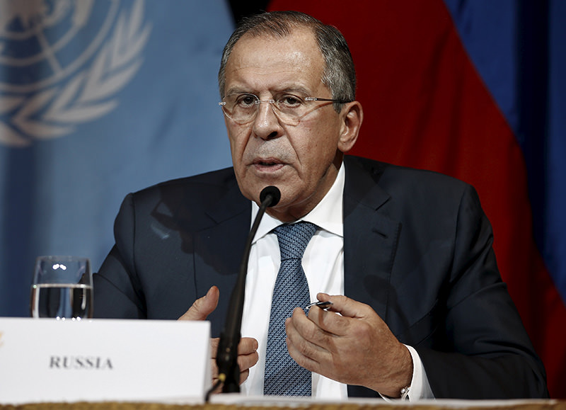 Russian Foreign Minister Sergei Lavrov addresses the media in Vienna, Austria, November 14, 2015 (Reuters)