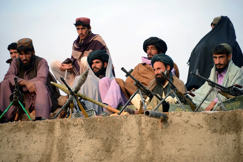 Afghan Taliban fighters (AFP Photo)