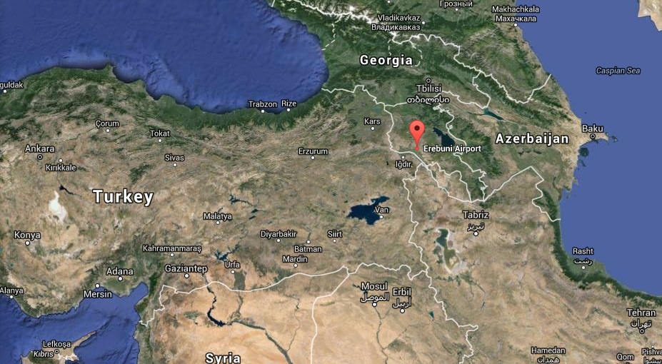 Erebuni Air Base / Google Maps