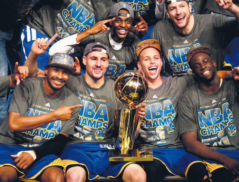 The Golden State Warriors won their first NBA championship in 40 years. 