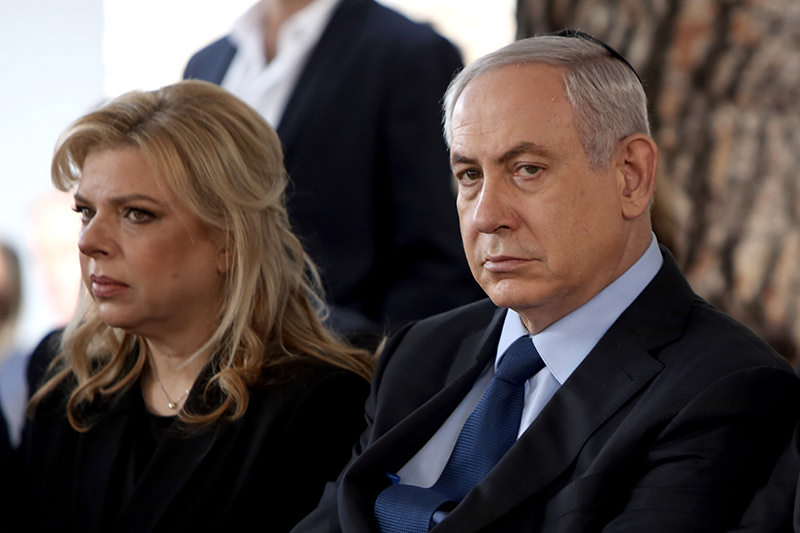 Israeli Prime Minister Benjamin Netanyahu and his wife Sara (AP Photo)