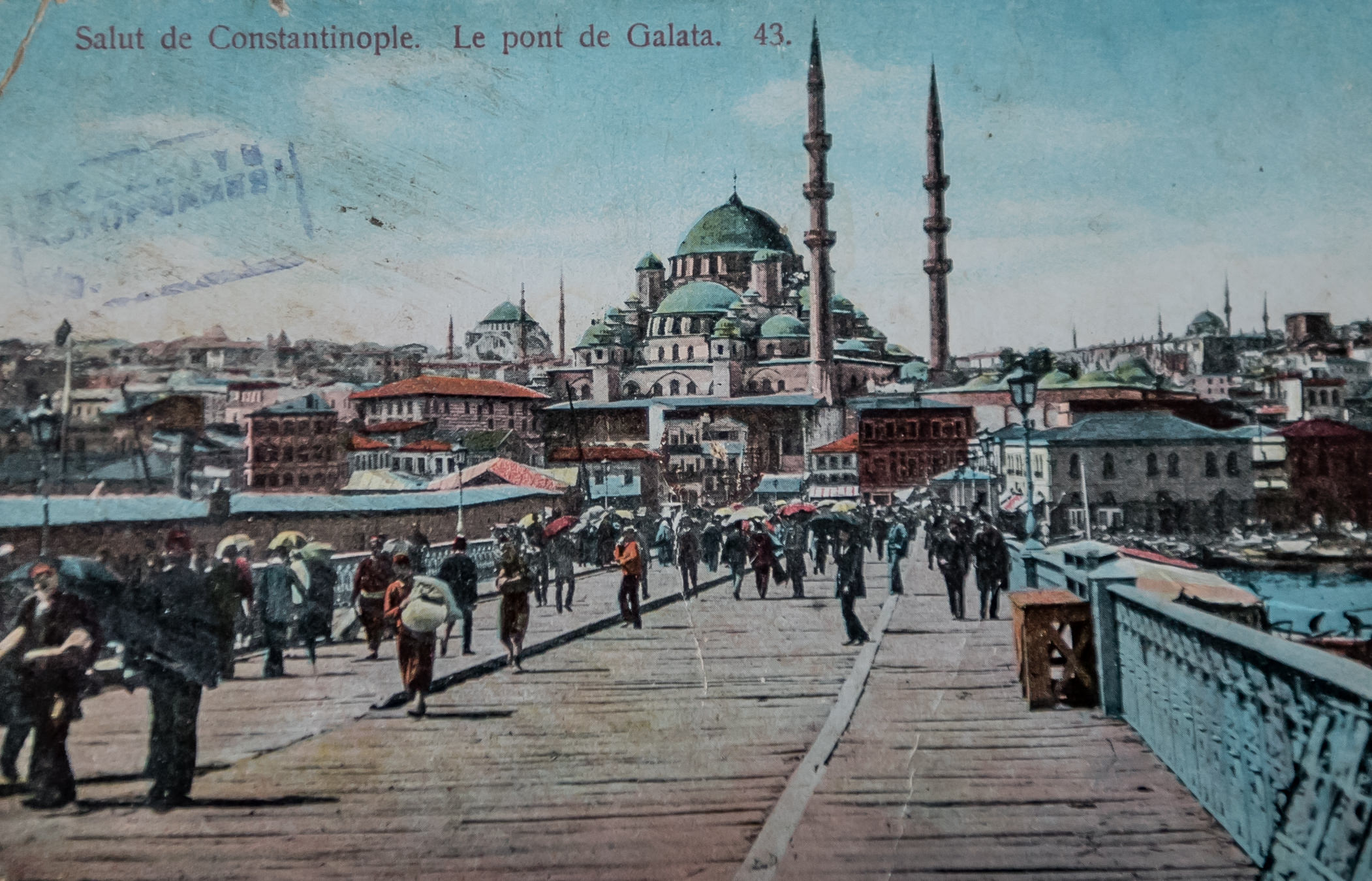 Help with this postcard written in Ottoman Turkish