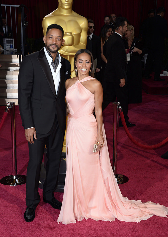 The file picture dated 02 March 2014 shows US actors Will Smith (L) and his wife Jada Pinkett Smith arriving for the 86th annual Academy Awards. (EPA Photo)