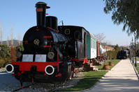 Steam locomotives open-air museum