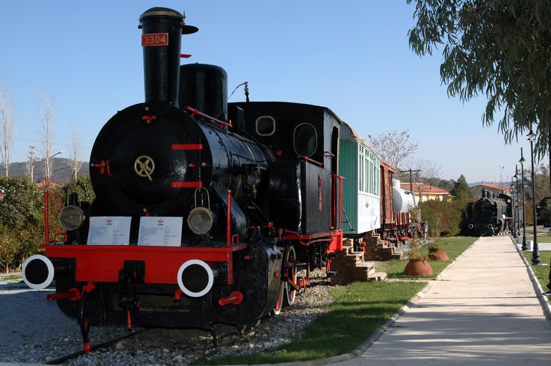 Steam locomotives open-air museum