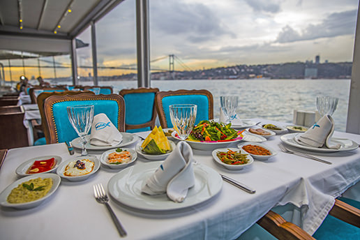 Istanbul's seafood restaurants Four seas and seasonal