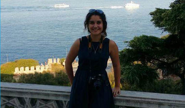 Gizem Peker pictured in Istanbul