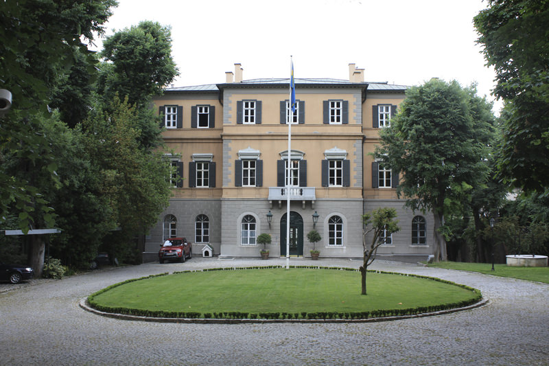 The Sweden Palace, pictured above, is the main building of the Swedish Consulate in Istanbul.