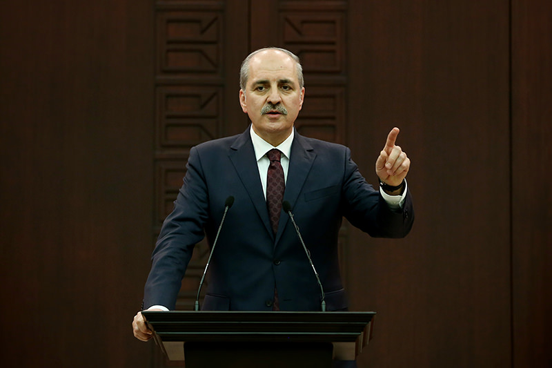 Deputy Prime Minister Numan Kurtulmuu015f has reiterated Turkey's rejection of the idea of partitioning war-torn Syria. (AA Photo)