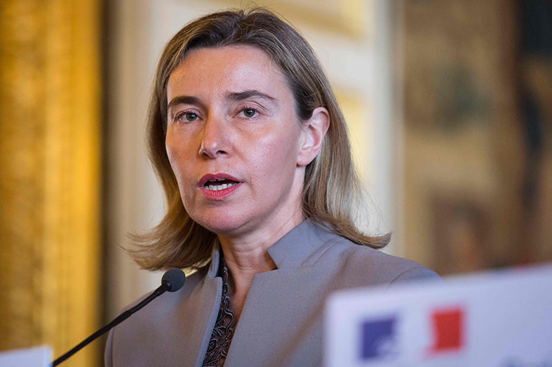 The EU foreign policy chief Federica Mogherini (AFP Photo)