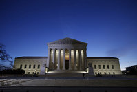  In this Feb. 19, 2016 photo, the front of the U.S. Supreme Court is seen in Washington. (AP Photo)