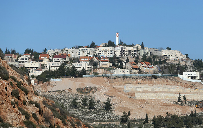 A view shows the West Bank Jewish settlement of Shiloh February 3, 2016. (Reuters Photo)