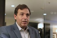 Jorge Giannattasio, chief of Latin American operations of Starwood Hotels & Resorts Worldwide, speaks in Havana.