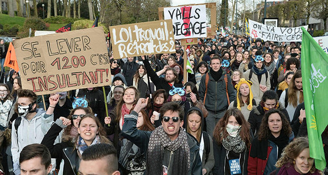 Life Comes To A Halt As French Workers Go On General