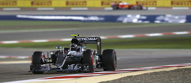 German Formula One driver Nico Rosberg of Mercedes AMG GP in actions during the Formula One Grand Prix of Bahrain. (EPA Photo)
