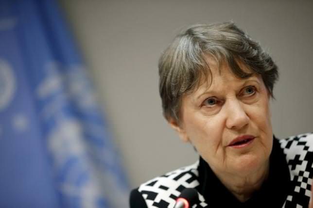 Former New Zealand Prime Minister Helen Clark entered to race to be the next UN Chief. (REUTERS Photo)
