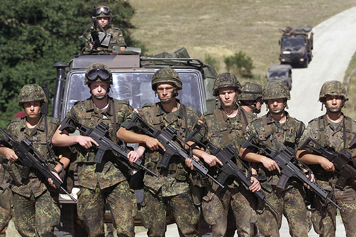 German army Bundeswehr paratroopers (Reuters Photo)