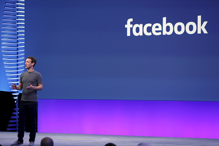 Facebook CEO Mark Zuckerberg speaks on stage during the Facebook F8 conference in San Francisco, California April 12, 2016 (Reuters Photo)