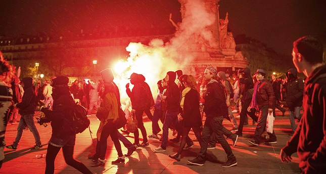 Scores Arrested In Paris As Protesters Clash With Police