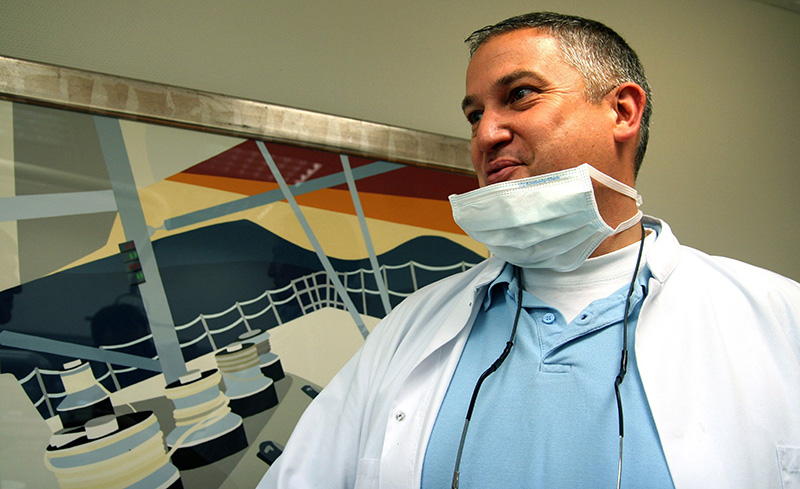  In this photo dated May 16, 2009 Dutch dentist, Jacobus Van Nierop, is pictured in his dental office in Chateau-Chinon, France (AP Photo)