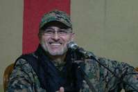 An undated handout photo released on May 13, 2016 by Hezbollah's media office shows Mustafa Badreddine smiling at an undisclosed location (AFP Photo)