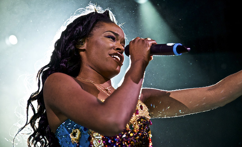 In this May 11, 2015 file photo, Azealia Banks performs in concert at Irving Plaza in New York. Banks, like Donald Trump, is outspoken and often criticized for her opinions (AP Photo)