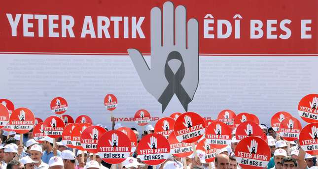 600 منظمة مجتمع مدني شرق تركيا يطالبون تنظيم بي كا كا الإرهابي بترك السلاح