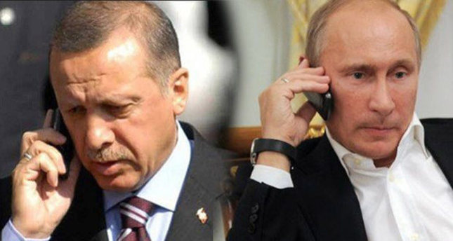 أردوغان وبوتين يناقشان الأزمة السورية هاتفيا